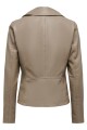 Chaqueta Newmelisa Efecto Piel Weathered Teak