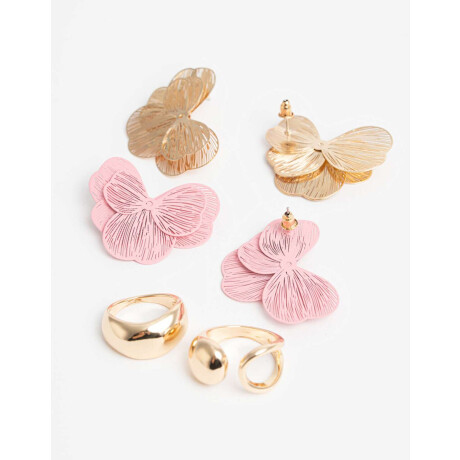 Bijouterie Set Metal Dorado