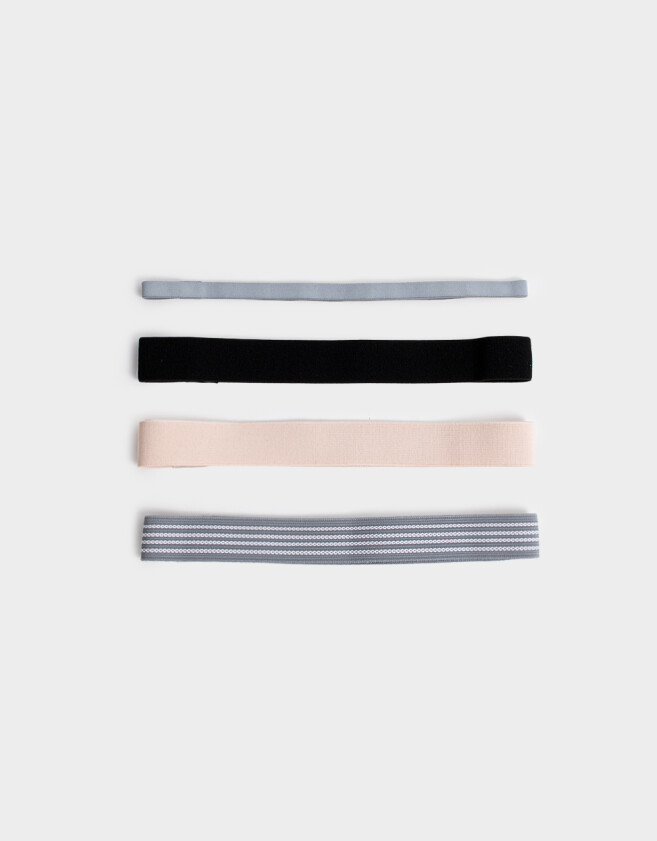 Vinchas Sets Set por 4 Set De Vinchas Deportivas - Gris Medio