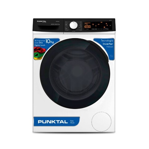 LAVARROPAS PUNKTAL 10,5KG CARGA FRONTAL INVERTER Blanco