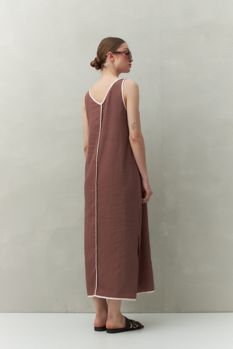 VESTIDO CALEB Chocolate