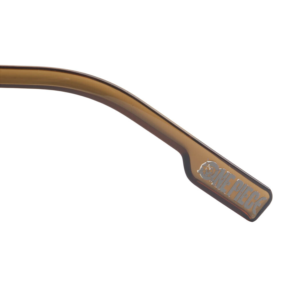 Lentes De Sol One Piece Cuadrado De Acetato Degradado Azul/Caramelo