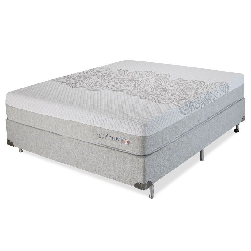 Somier Espuma Nuv 2 Plazas 138x188x26
