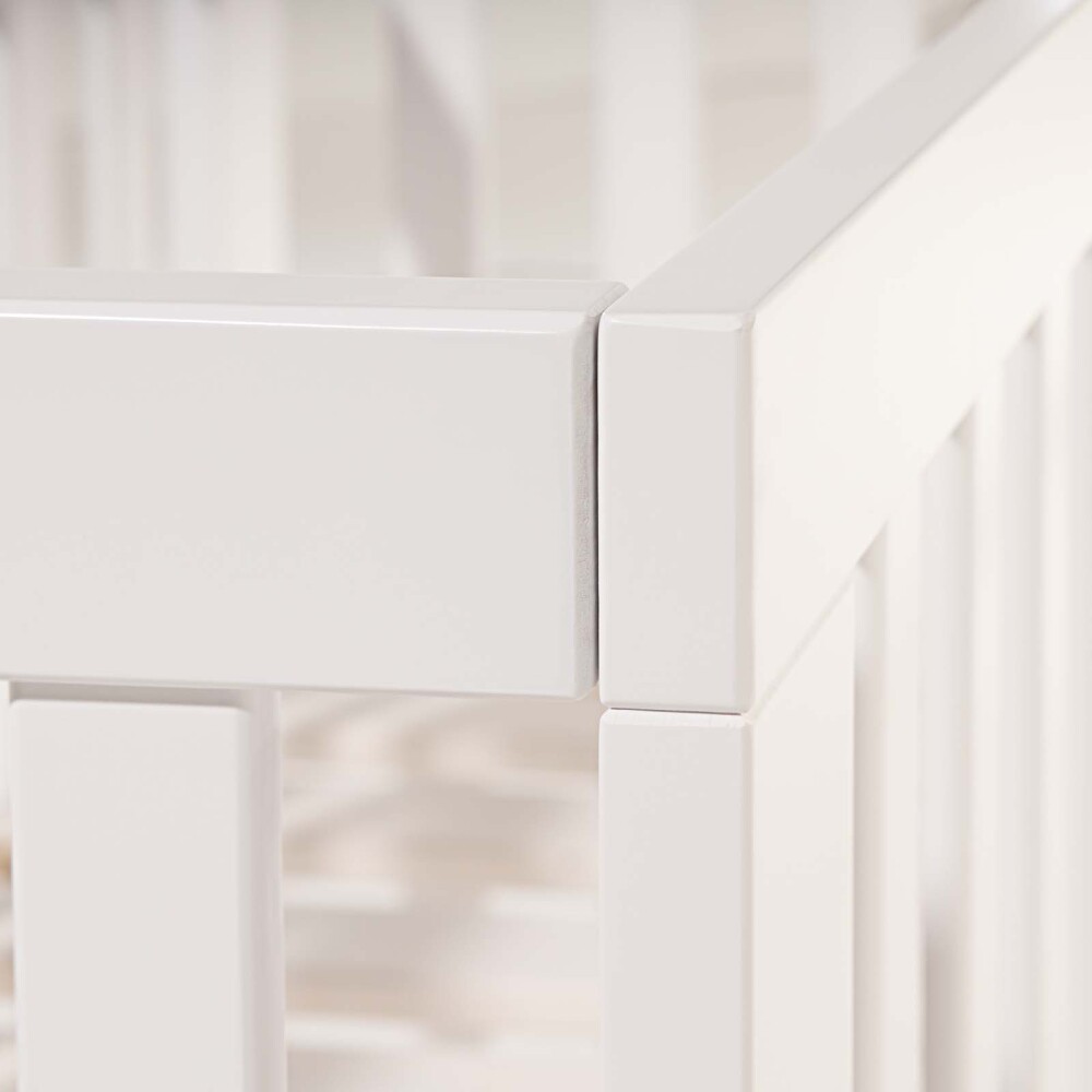 CUNA PLEGABLE MADERA BLANCO AMELIE