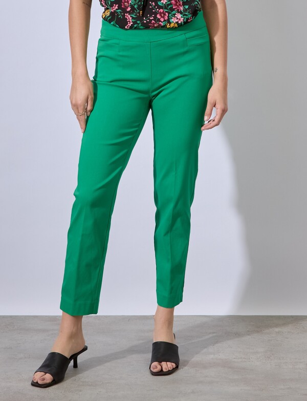 Pantalon Recto Modelador VERDE