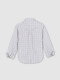 Camisa Cuadro Ventana Azul Y Gris Azul