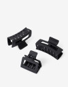 Broches Sets Acrilico Set De Broches - Negro