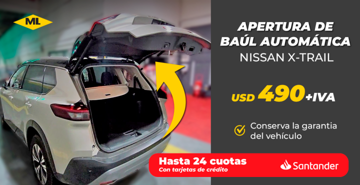 Apertura automática del baúl Nissan X-trail: más cómodo y seguro