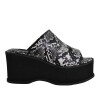 Sandalias S&D NS13039 Blanco-negro