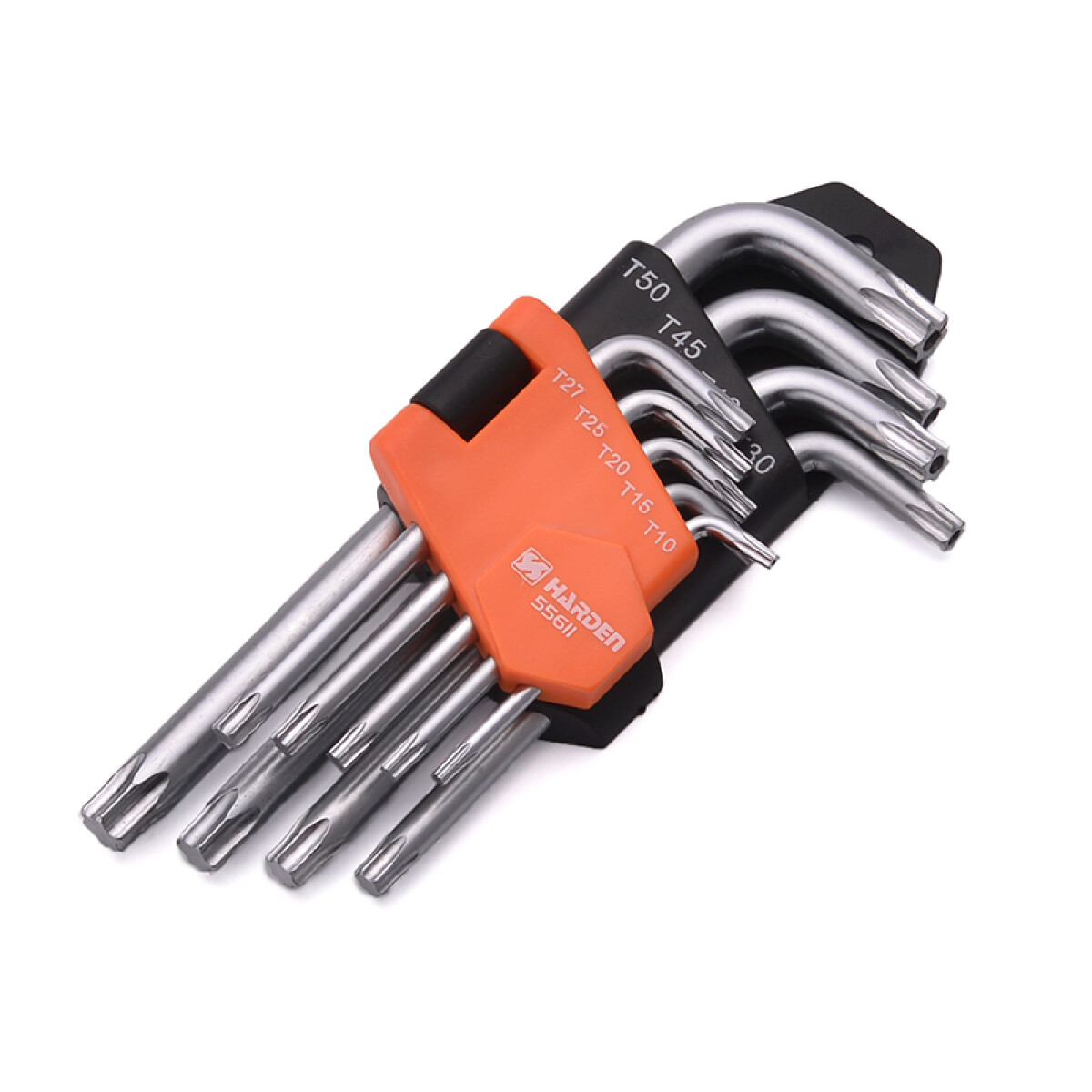 JUEGO LLAVES TORX MEDIANA 9 PZAS PRO HARDEN ++ - N/a 