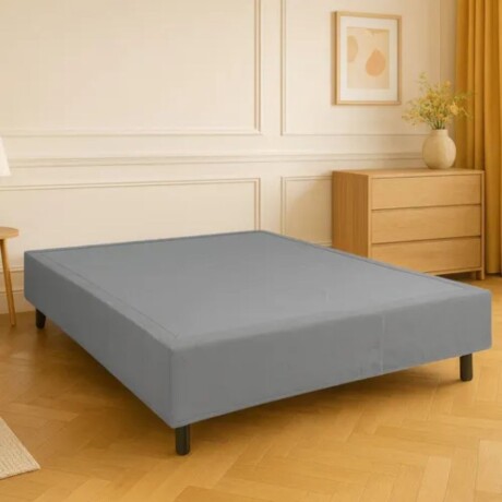 Box 2 Plazas 140x190 cm Gris