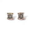 Caravanas Vintage Zirconia-Plata y oro-Zirconia-CA5131 conpiedra