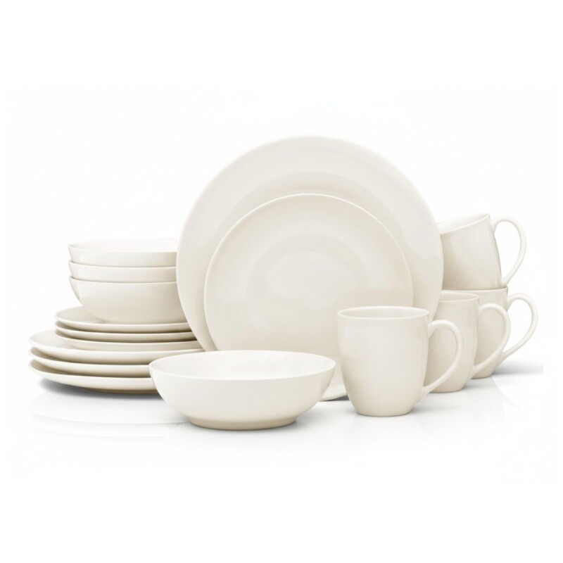 JGO VAJILLA CERAMICA BLANCO 16PZAS Unica