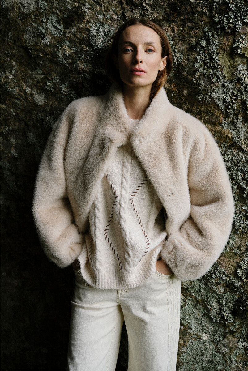 CHAQUETA FOXY - NATURAL 