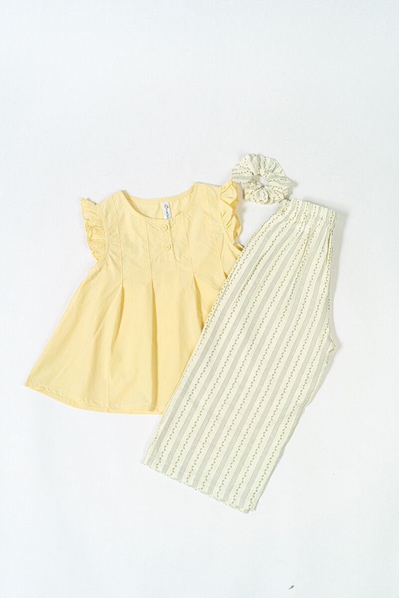 Conjunto Amalia - Amarillo 