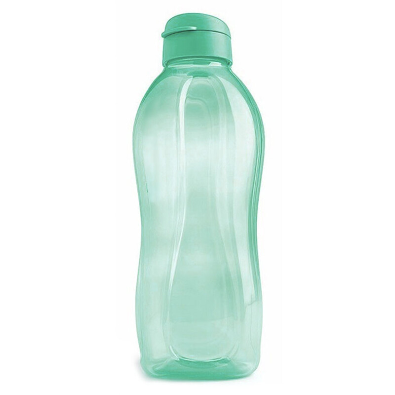 Botella caramañola plástica con tapón 1300 ml VERDE