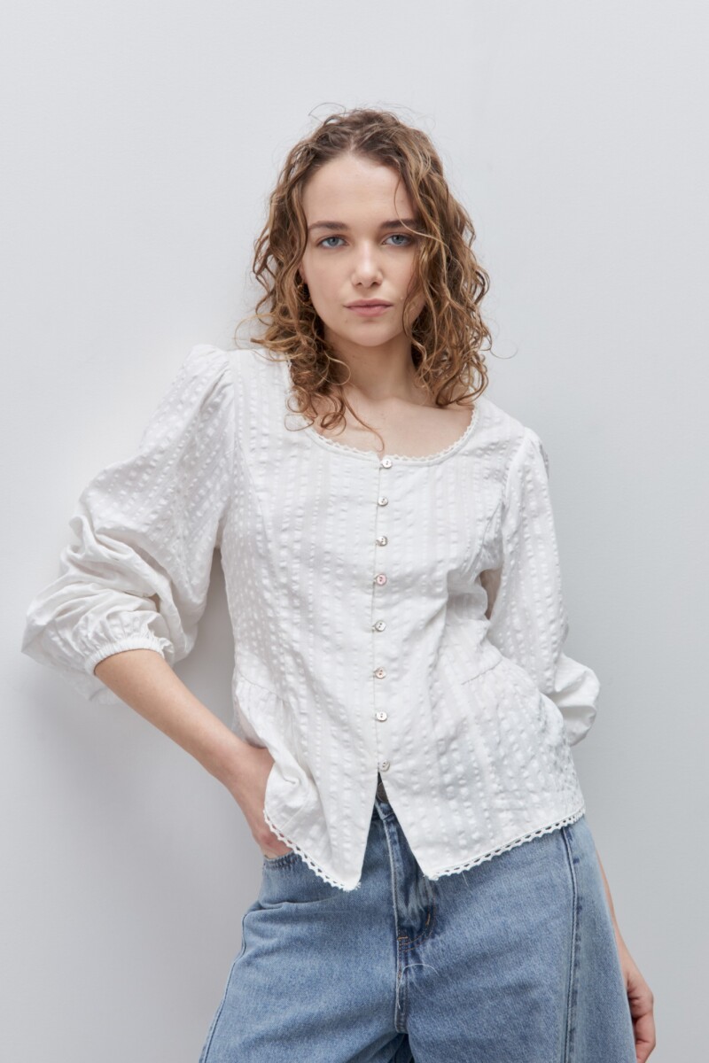 CAMISA MILS Blanco
