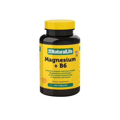 Magnesium + B6 x100 Natural Life Magnesium + B6 X100 Natural Li