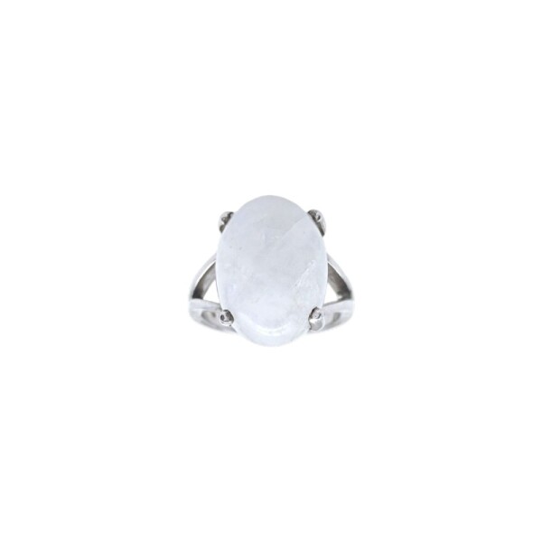 Anillo Oval-Plata 925-Piedra Luna-AN3092 conpiedra