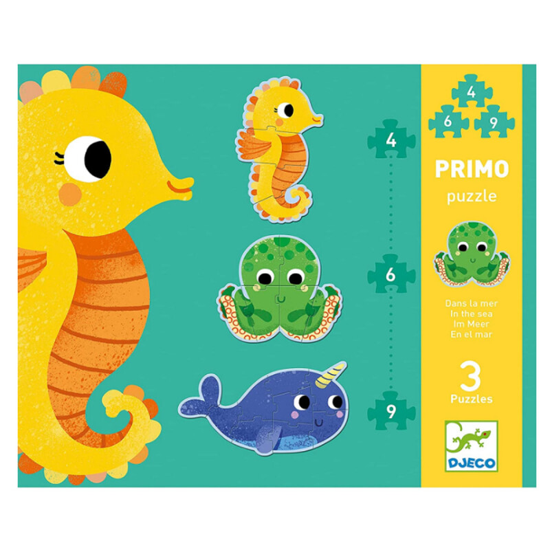 Puzzle Evolutivo Primo En el mar Djeco Puzzle Evolutivo Primo En el mar Djeco
