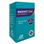 MAXIVIT ZINC 20 MG FR. X 100 ML. única