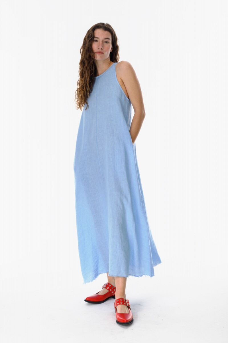 Vestido Duck - Celeste 