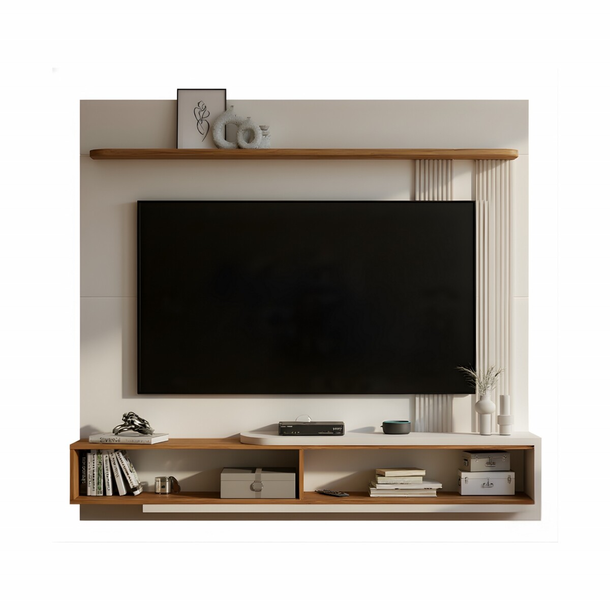 RACK PANEL - FLOTANTE - MODULAR - PARA TV DE 65 PULGADAS 