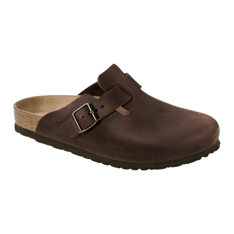 Zueco Boston Oiled Leather - Regular Marron