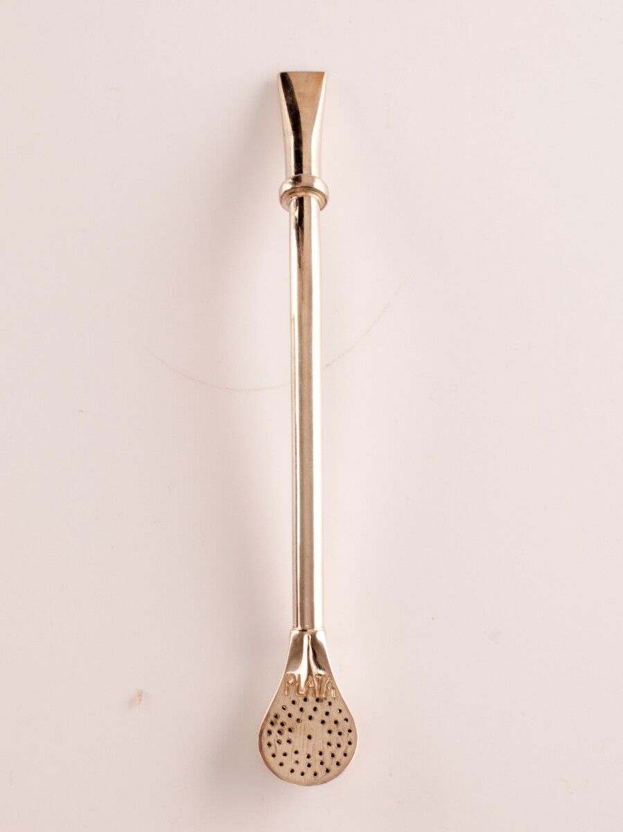 Bombilla De Plata y Oro - S36 