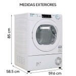 SECARROPAS CANDY 10KG CSOE C10TE-S blanco