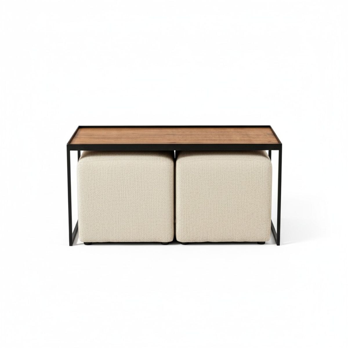 MESA CENTRO CON PUFF AF 100X50 (CD) 