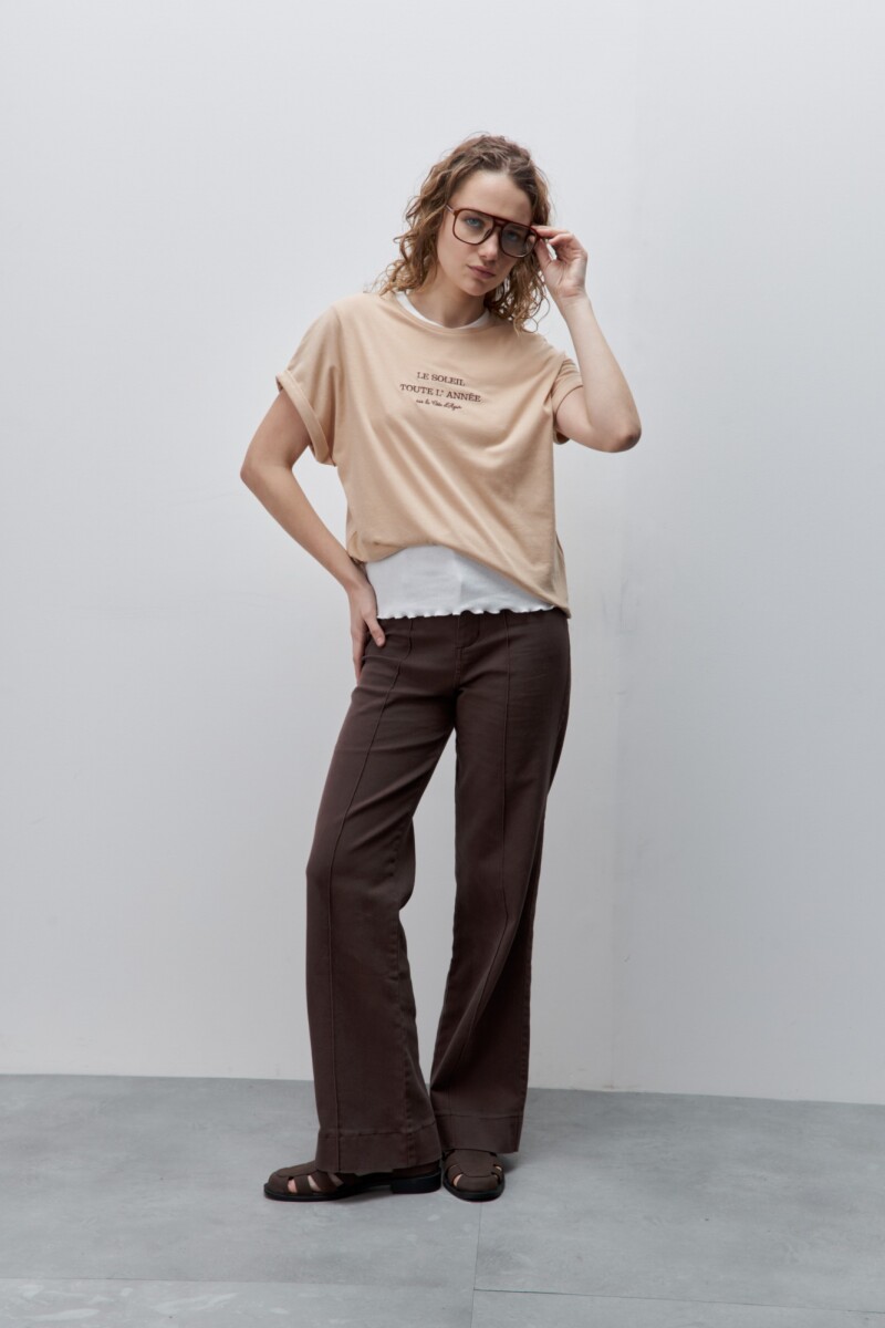 REMERA PONT Beige