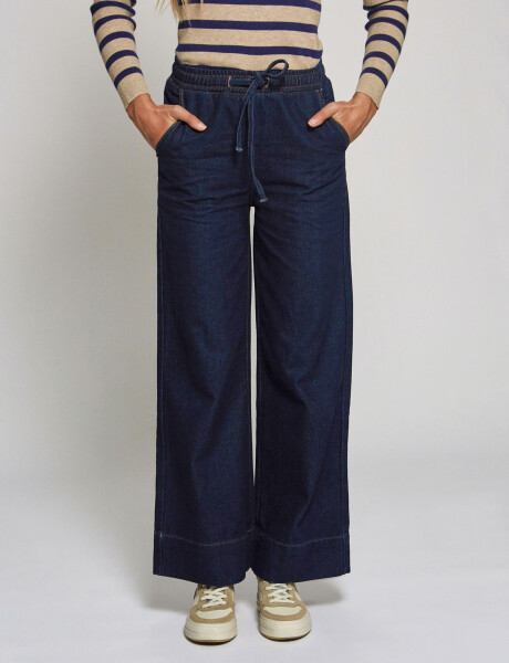 Pantalon fluido denim Pantalon fluido denim