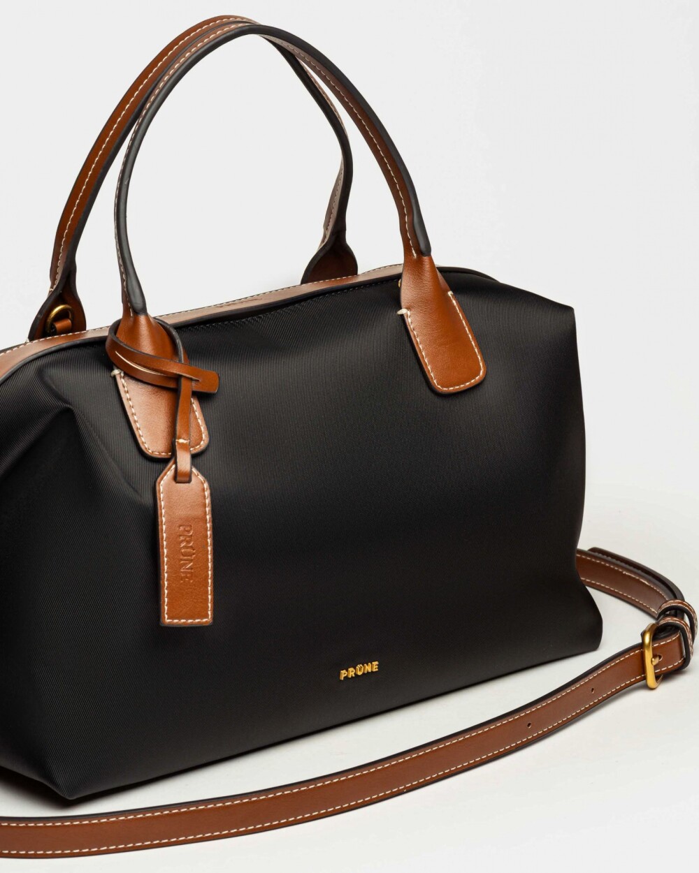 Cartera de mano Wind en nylon Negro