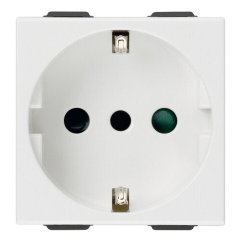 MODULO TOMA SCHUKO 2x16A+T BLANCO NEVE UP MODULO TOMA SCHUKO 2x16A+T BLANCO NEVE UP