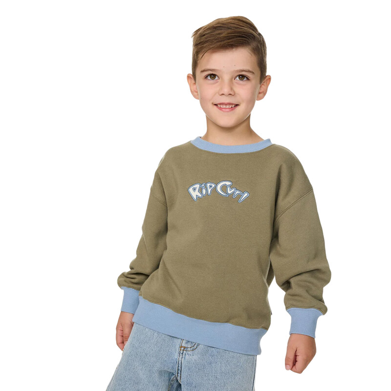 Buzo Rip Curl Ride The Wave Crew Niño - Verde Buzo Rip Curl Ride The Wave Crew Niño - Verde