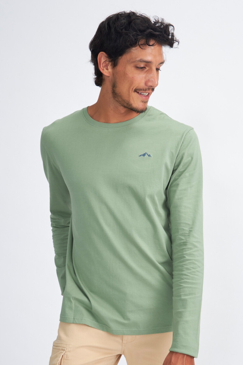 Camiseta manga larga - Verde 