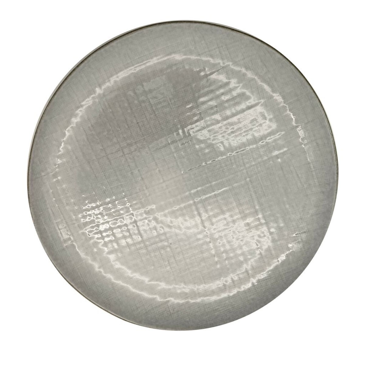 PLATO DE MESA D28CM TEXTURADO GRIS 