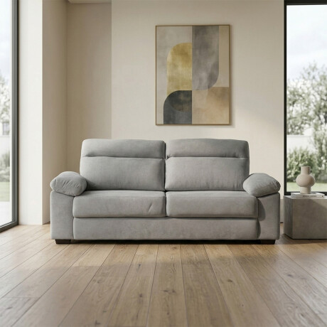 Sofá Owen - Tela Microfibra - 3 cuerpos 12073 (Greige)