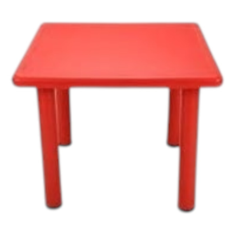 Mesa Infantil de Polipropileno 60x60 Rojo