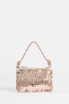 Cartera de fiesta bordada en lentejuelas y canutillos cobre