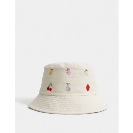 Piluso Infantil Bordado Blanco Crudo