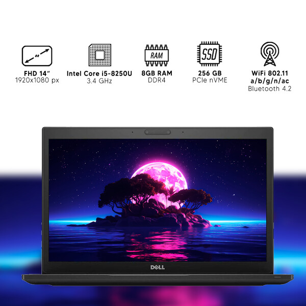 Notebook Dell Latitude 7490 I5 8gb Ram 256gb Ssd Touch NOTEBOOK RFPL DELL 7490 I5/8/256/14 TS