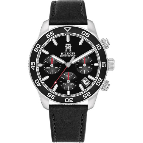 Reloj Tommy Hilfiger 1792162 para hombre en cuero Negro