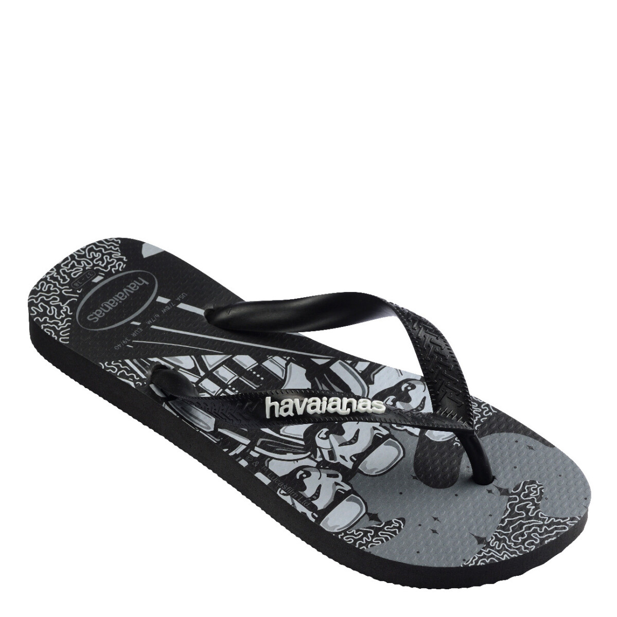 Sandalia de Hombre Havaianas Star Wars - Negro 