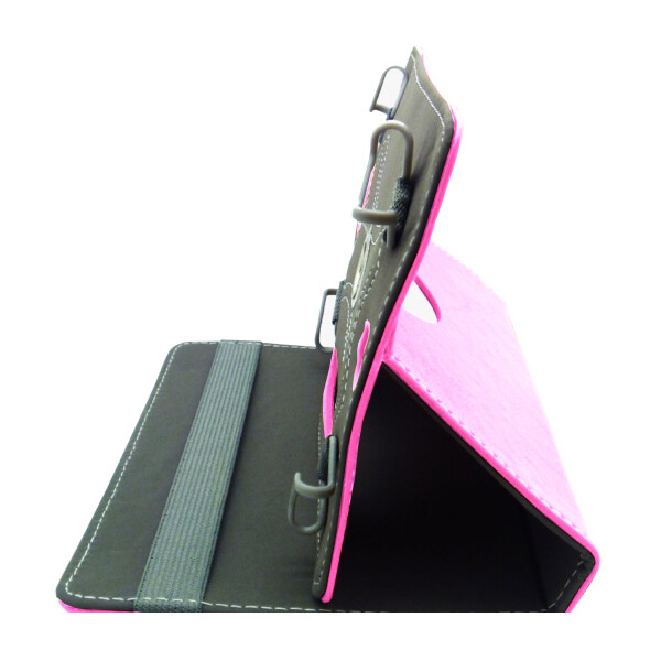 Estuche Protector Para Tablet 7" 9" Base Giratoria ROSADO