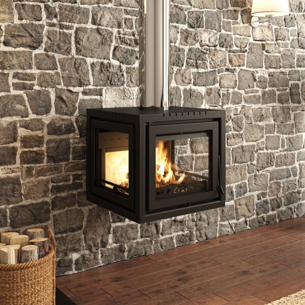 Calefactor Inserto a Leña 130 m² Metávila 520TF | Doble Combustión Calefactor Inserto a Leña 130 m² Metávila 520TF | Doble Combustión