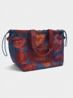 Bolso De Fin De Semana De Nylon Reversible multicolor