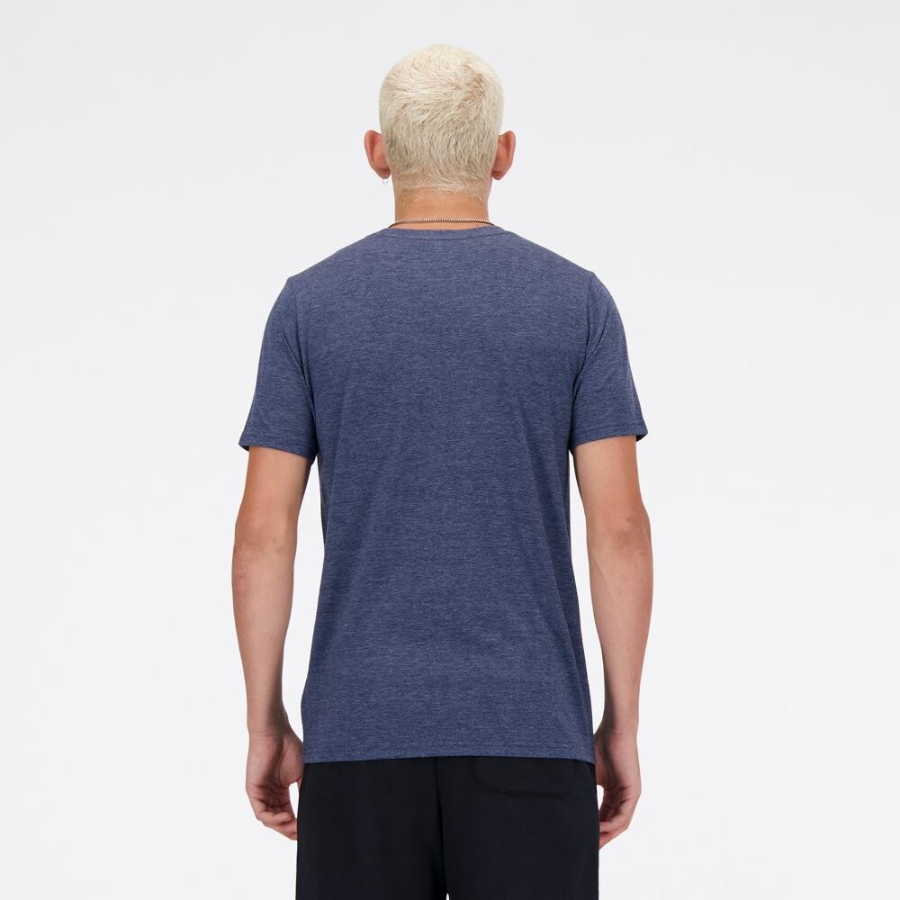 Sport Essentials Heathertech T-Shirt - Hombre Blue