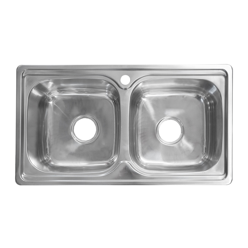 PILETA DOBLE ACERO INOXIDABLE 201 78X43,5 CM Pileta Doble Acero Inoxidable 201 78x43,5 Cm
